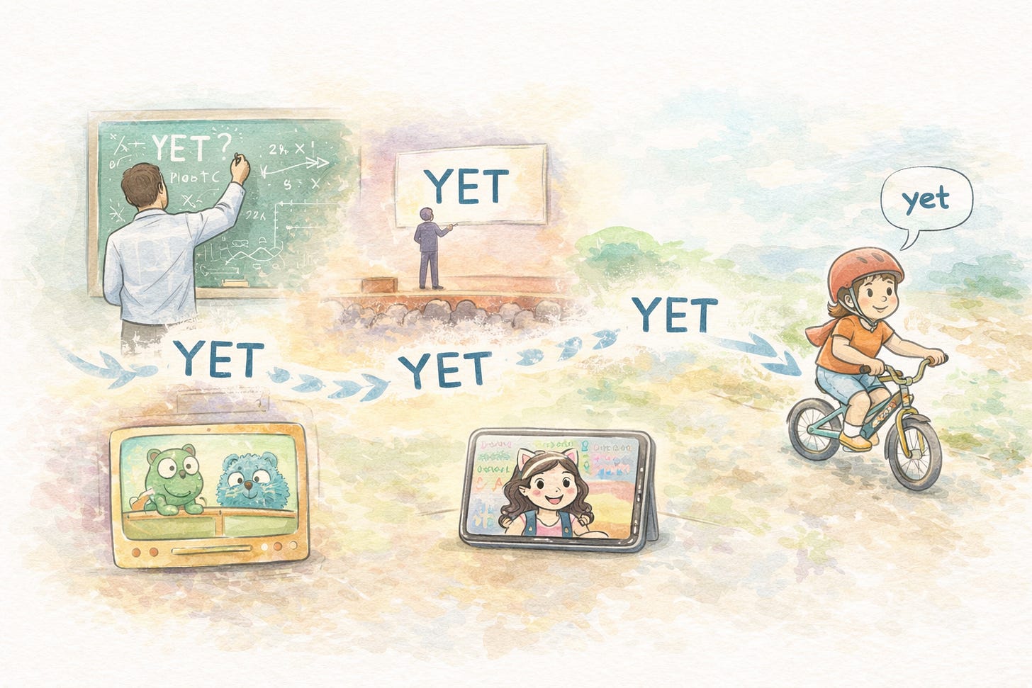 We're Teaching Toddlers "Yet." What About the Thirteen-Year-Olds?